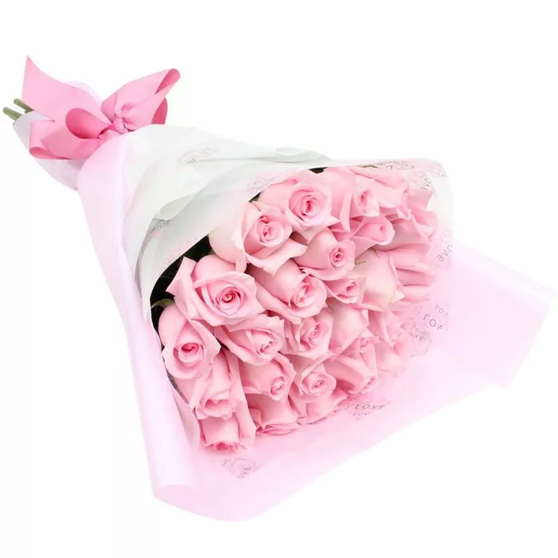 Ramo 24 rosas rosadas
