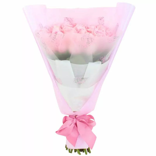 Ramo 24 rosas rosadas